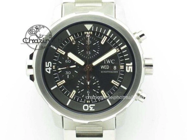 MIROTIME 0508 Portofino Chrono RG Black Dial on Black Leather Strap A HighPerformance 7389